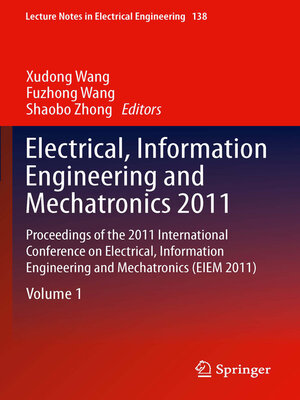 cover image of Electrical, Information Engineering and Mechatronics 2011